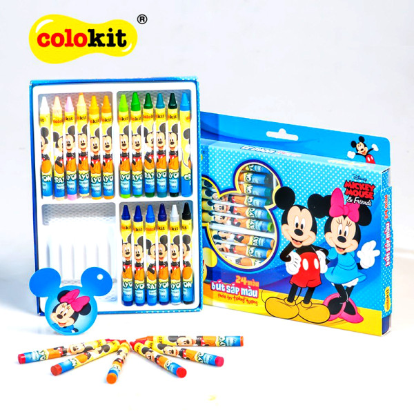 Bút sáp 24màu CR-C030/MI (Thiên Long)